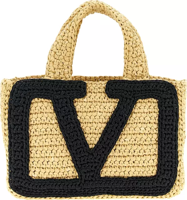 Black Viscose Tote Bag
