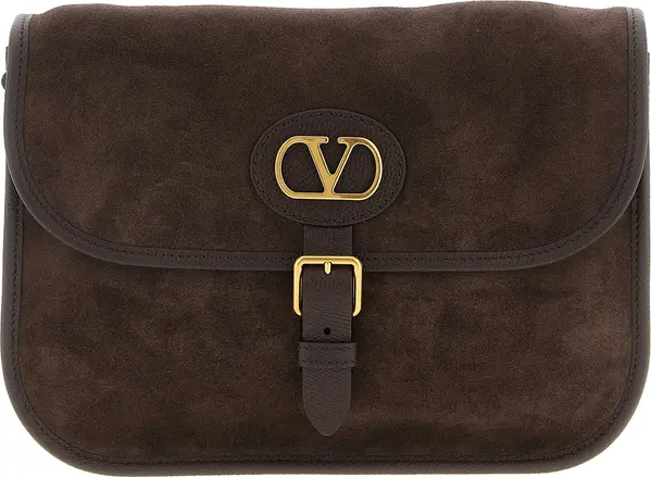 Brown Cowhide Crossbody Bag