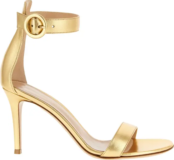 Multicolor Lamb Leather Stiletto Heel Sandals