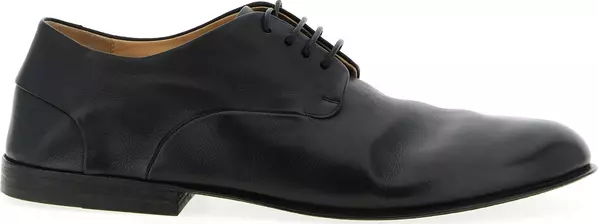 Black Calfskin Oxfords And Derbies