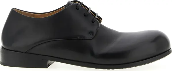 Black Calfskin Oxfords And Derbies