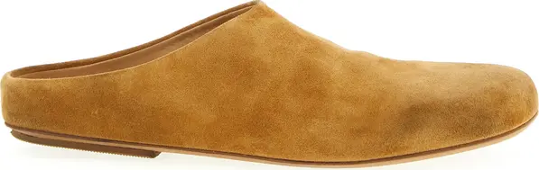 Brown Calfskin Clogs
