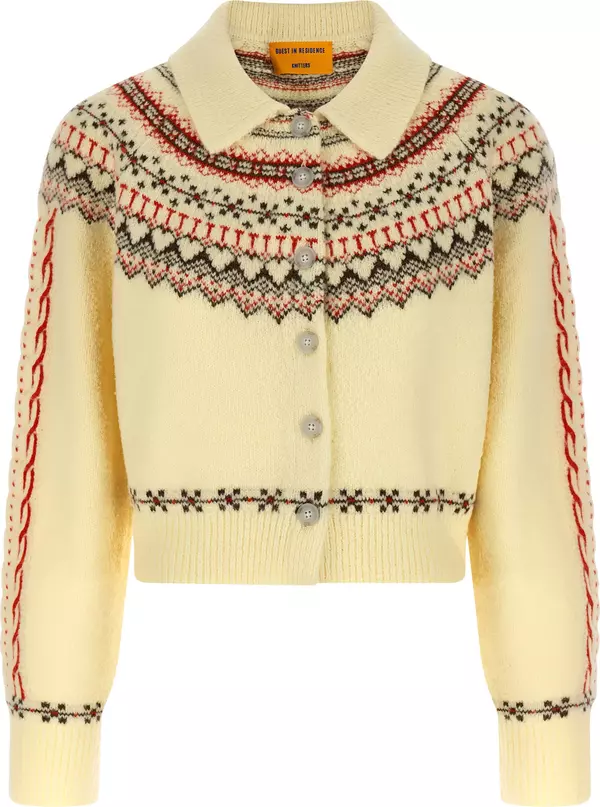 Multicolor Wool Cardigan