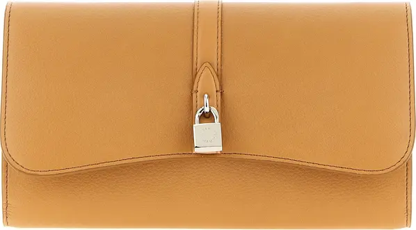 Beige Polyamide Cardholder