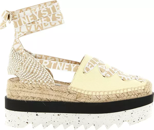Bicolor Polyethylene Wedge Sandals