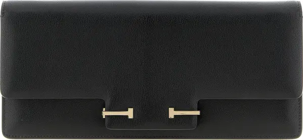 Black Goatskin Shoulder Bag