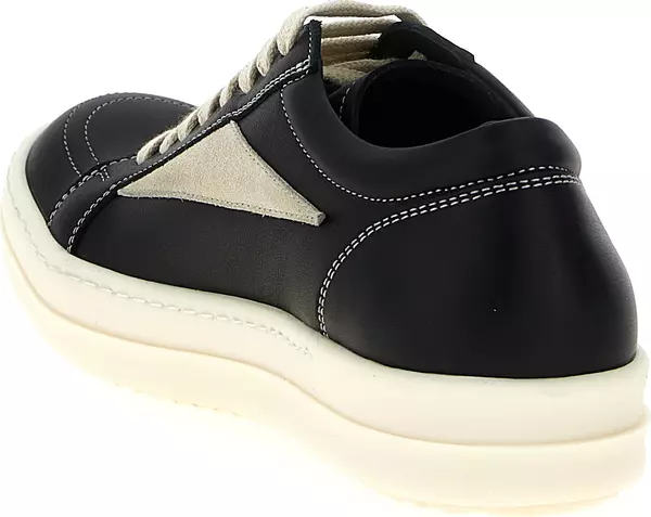 Bicolor Cowhide Low Top Sneakers