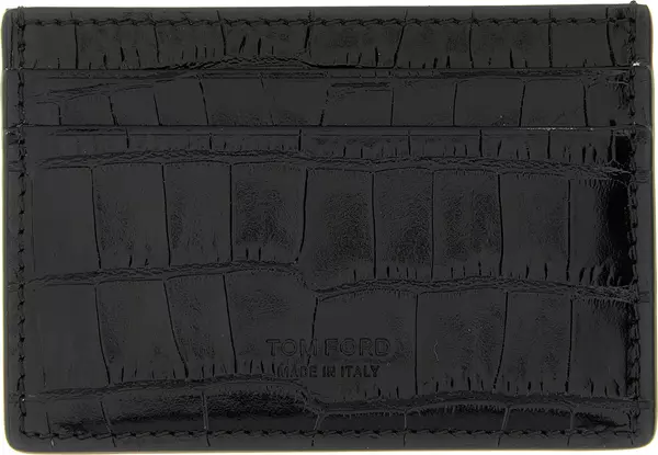 Black Calfskin Cardholder