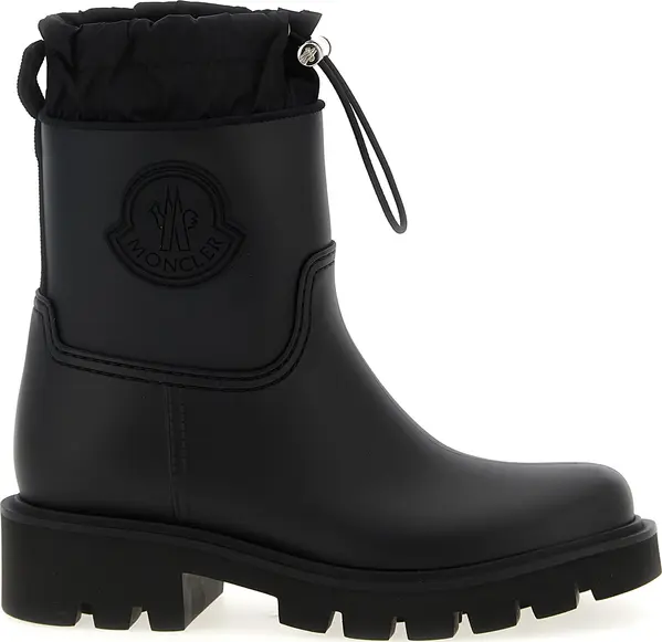 Black Pvc Ankle Boots