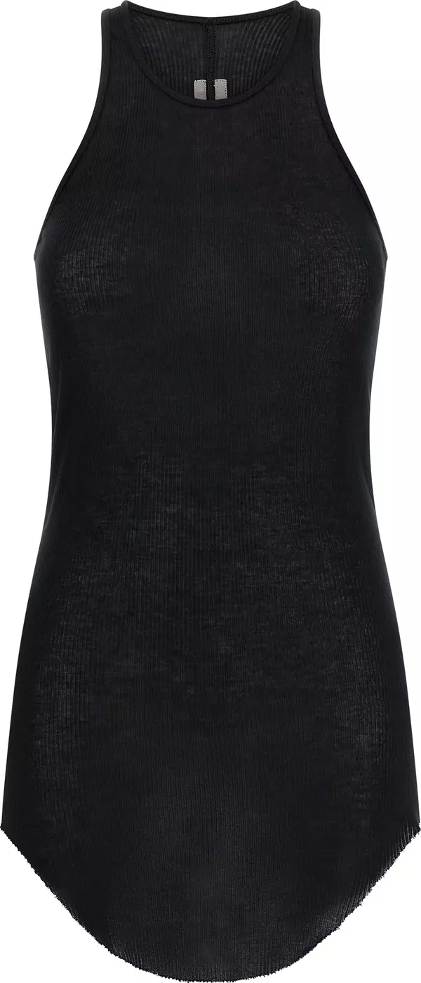 Black Viscose Tank Tops