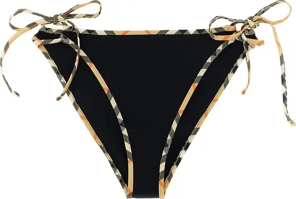 Black Polyamide Swim Briefs