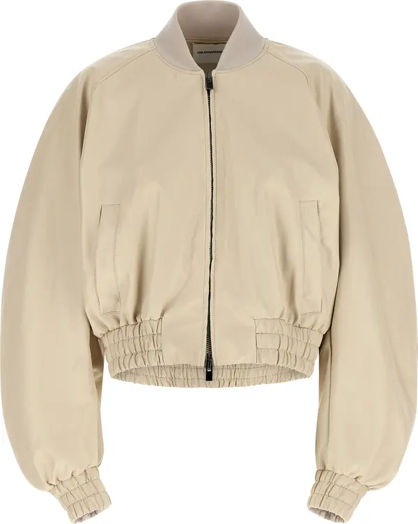 Beige Polyethylene Bomber