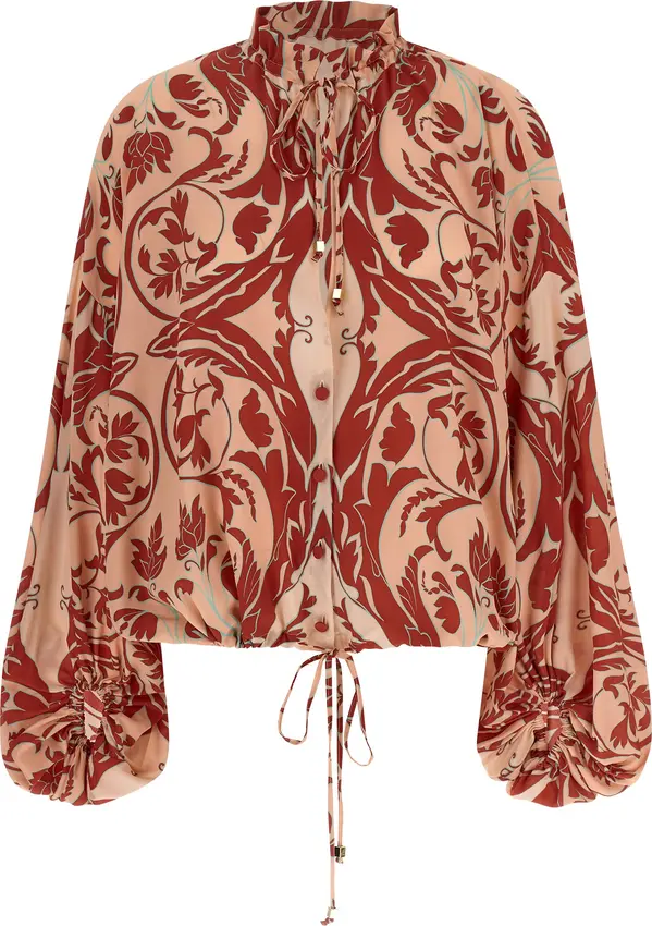 Multicolor Silk Blouse