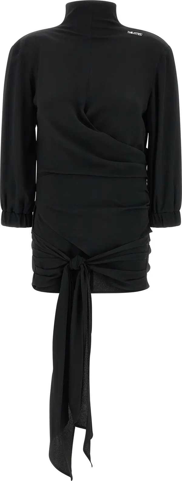 Black Acetate Tank Tops