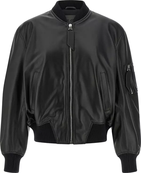 Black Lamb Leather Leather Jacket