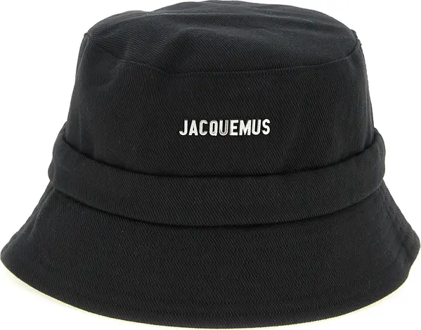 Black Cotton Bucket Hat