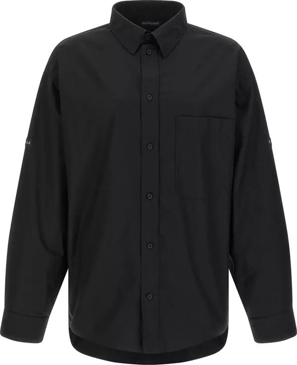 Black Cotton Blouse