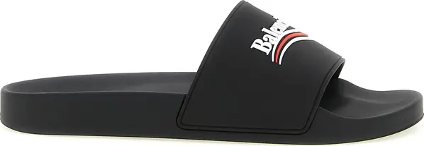 Black Plastic Slides