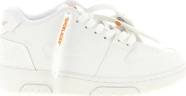 Orange Plastic Athletic Sneakers