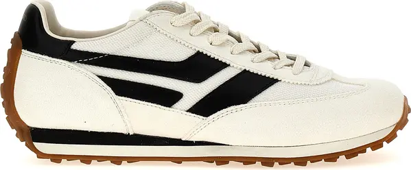 Bicolor Polyester Athletic Sneakers