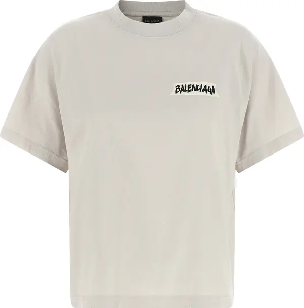 Gray Cotton T-Shirt