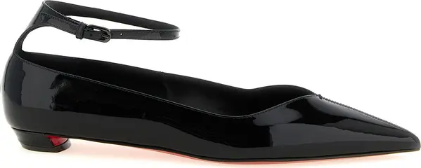 Black Calfskin Ballet Flats