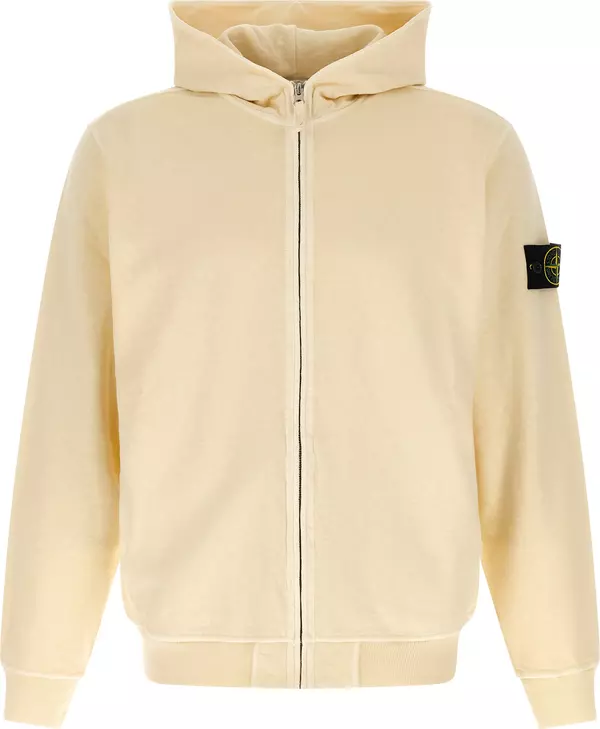 Beige Cotton Sweatshirt