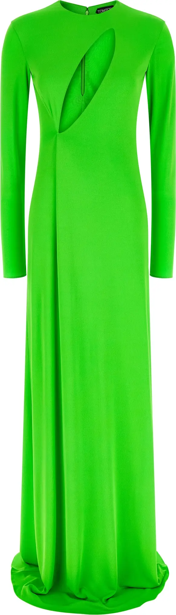 Bicolor Viscose Long Dress