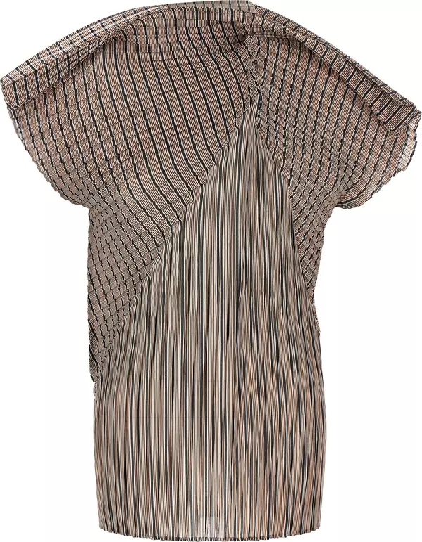 Brown Polyester Blouse