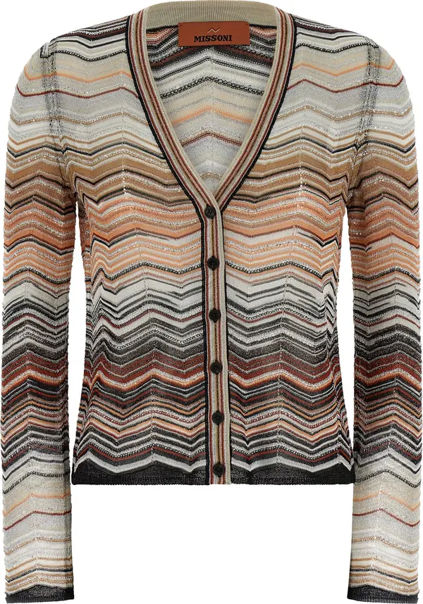Brown Viscose Cardigan