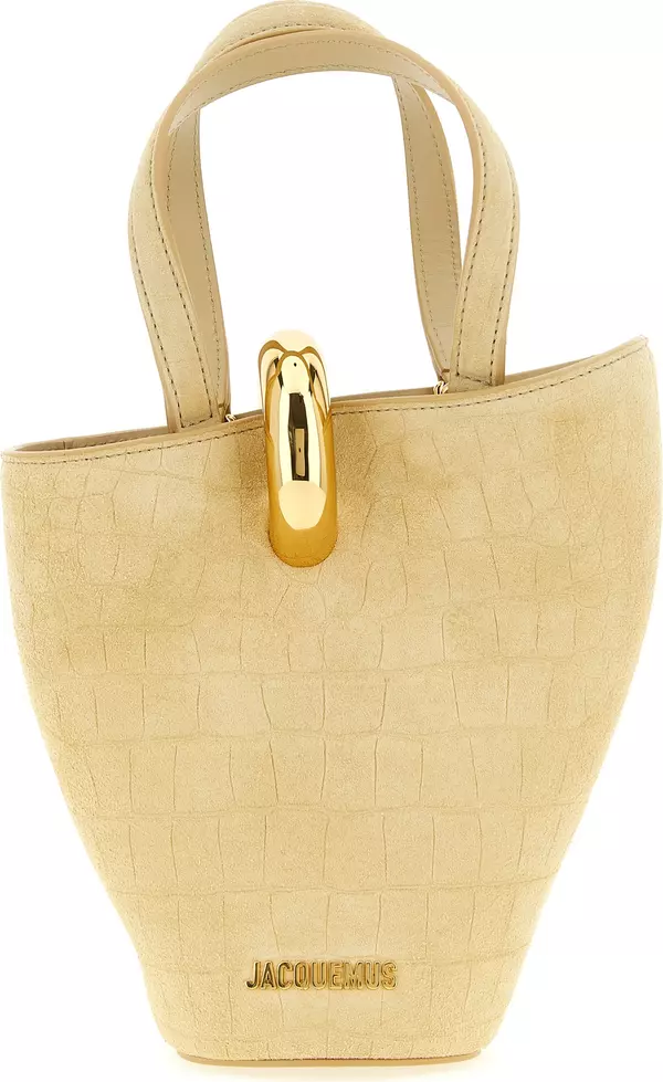 Beige Calfskin Handbag