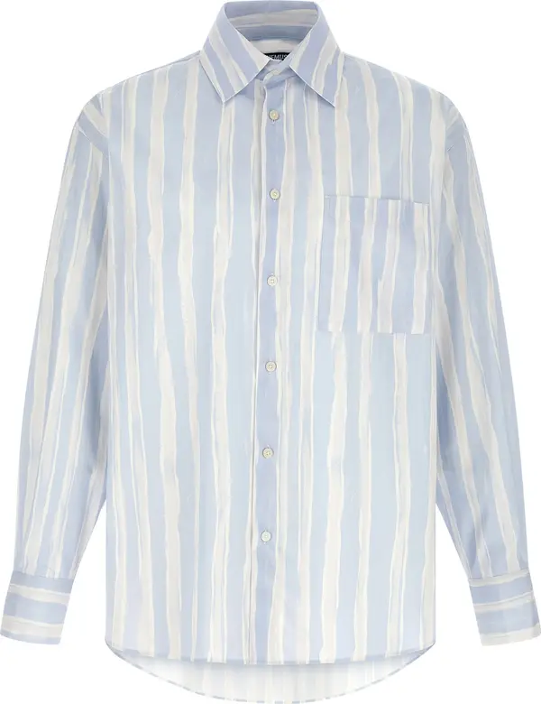 Blue Cotton Blouse