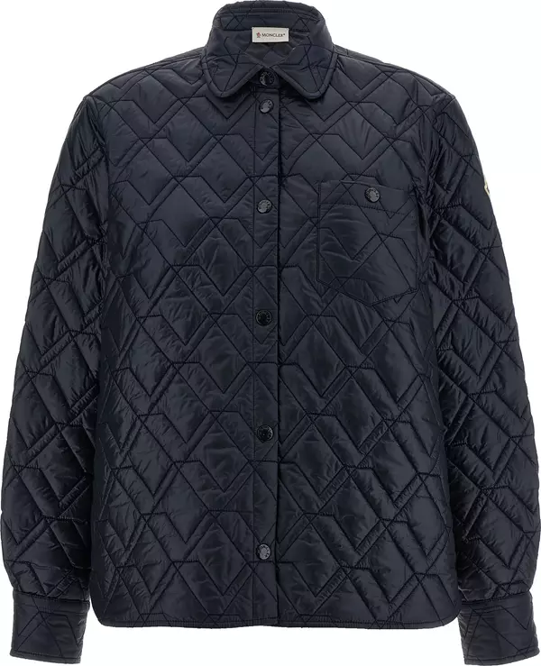 Blue Polyamide Shell Jacket