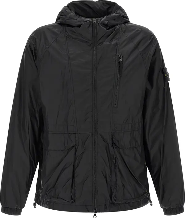 Blue Polyamide Shell Jacket
