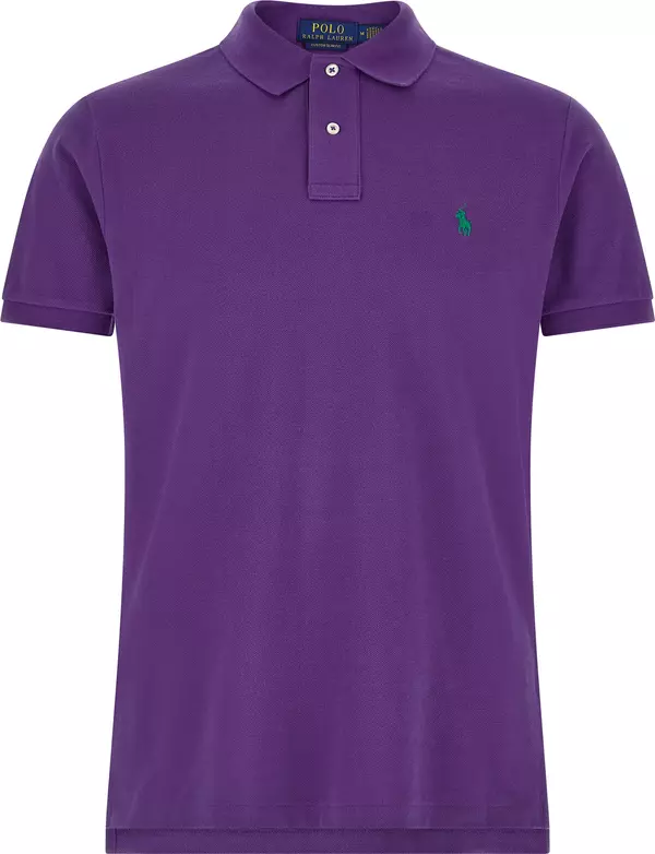 Purple Cotton Polo Shirt
