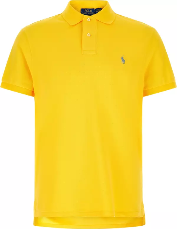 Bicolor Cotton Polo Shirt