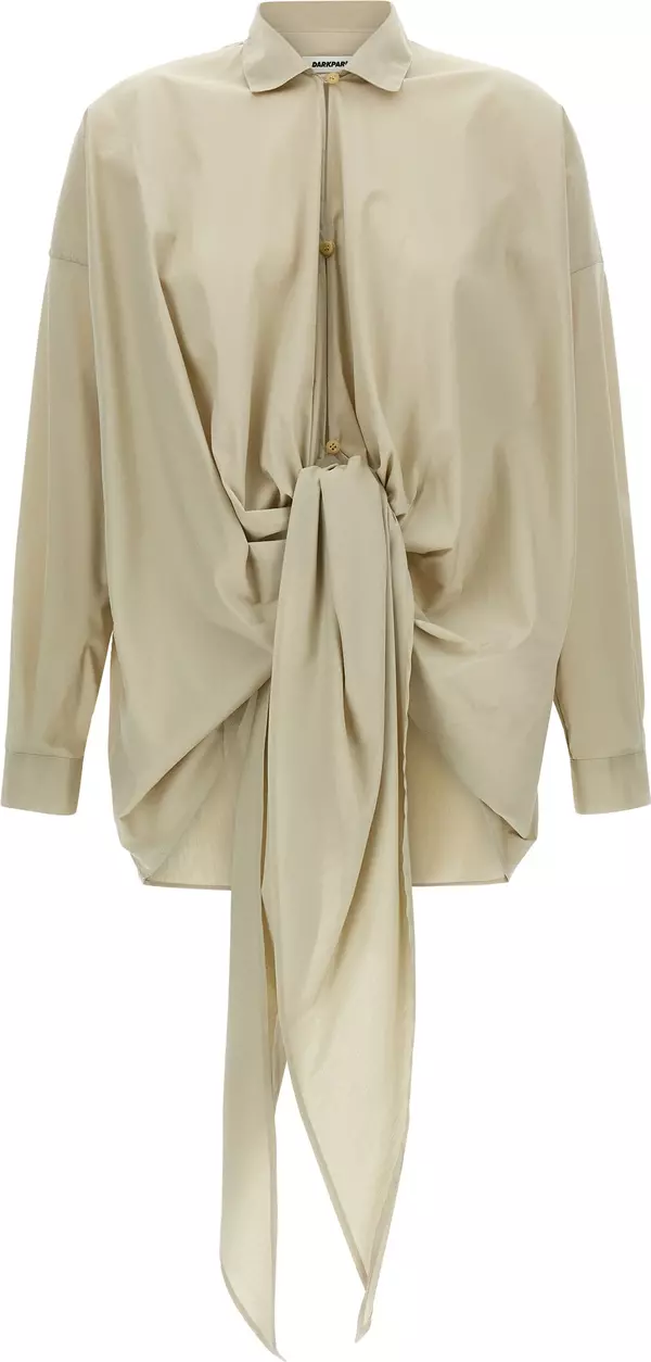 Beige Cotton Blouse