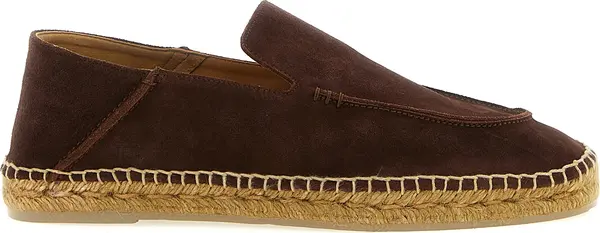 Brown Calfskin Espadrilles