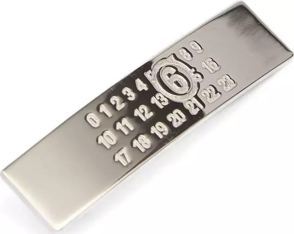Silver Brass Hair Clip