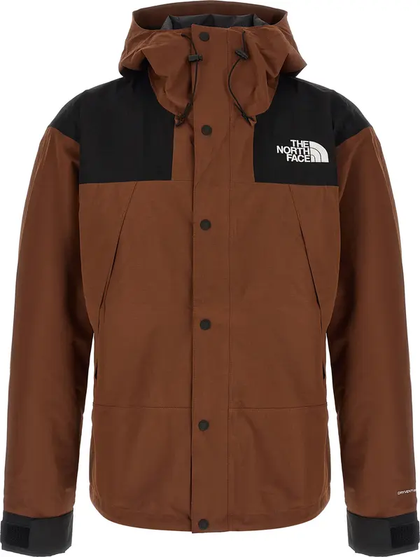 Brown Polyester Shell Jacket