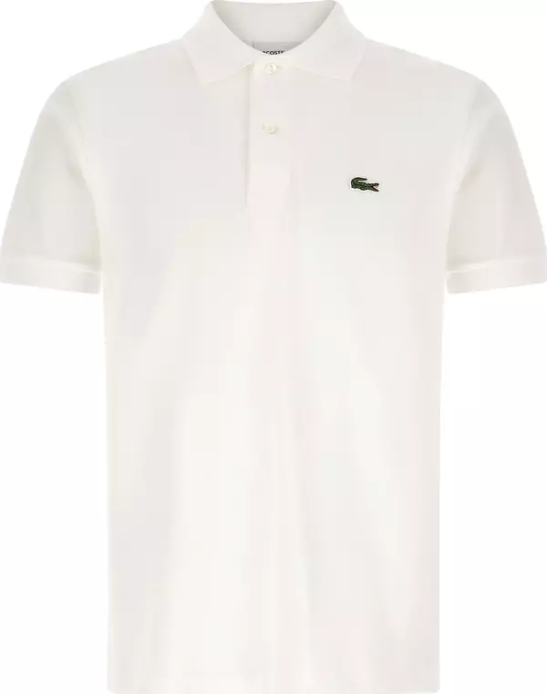 White Cotton Polo Shirt