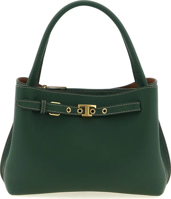 Bicolor Calfskin Handbag