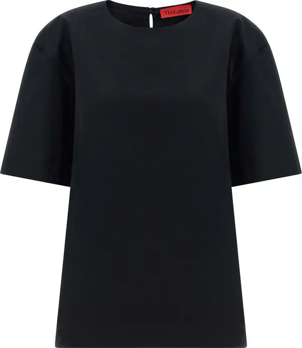 Black Cotton T-Shirt