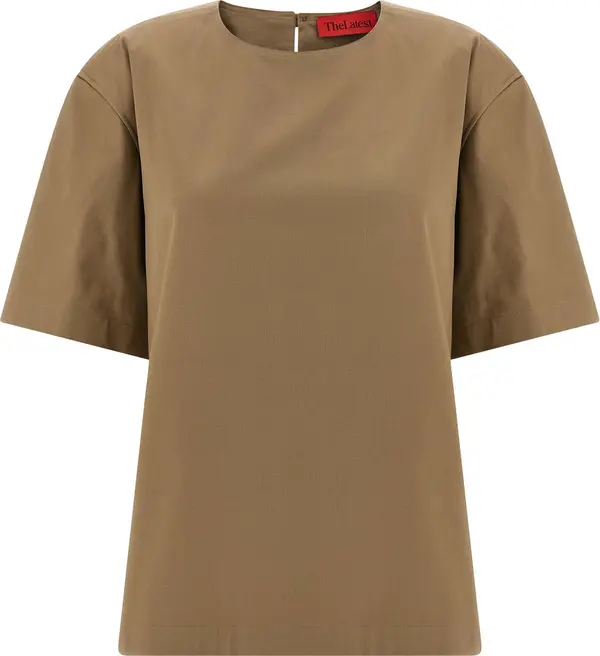 Brown Cotton T-Shirt