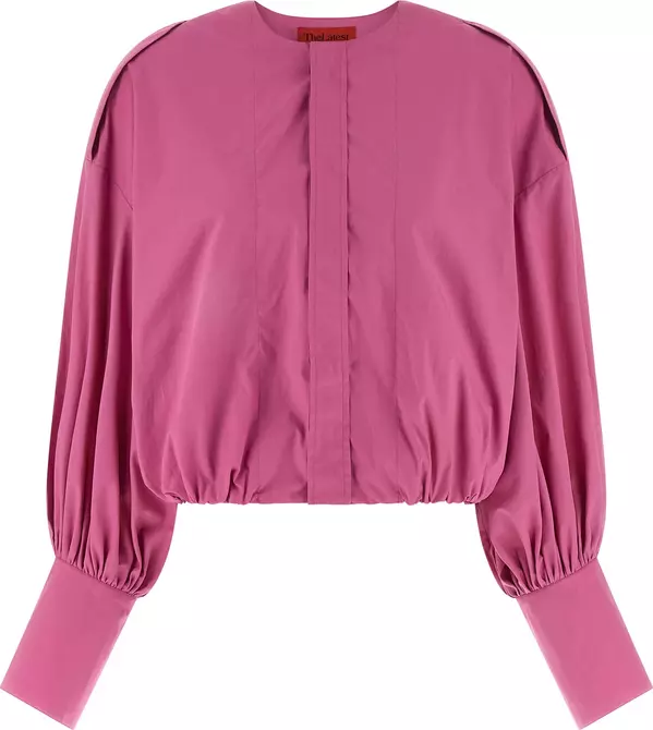 Fuchsia Cotton Blouse
