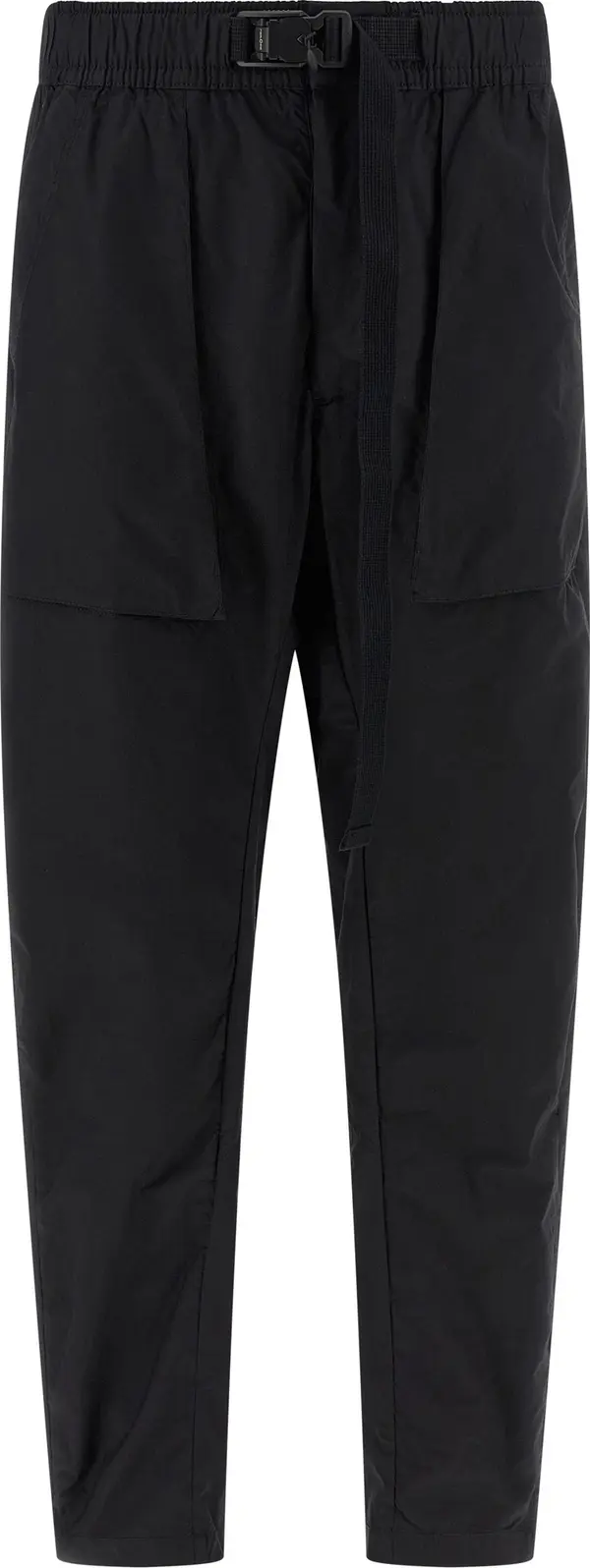 Black Cotton Athletic Pants