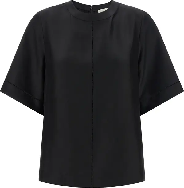 Black Silk Shirt