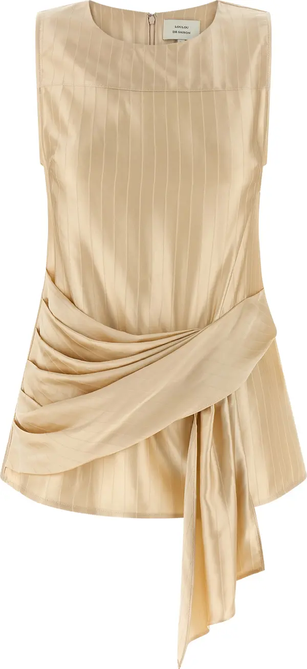 Beige Viscose Shirt