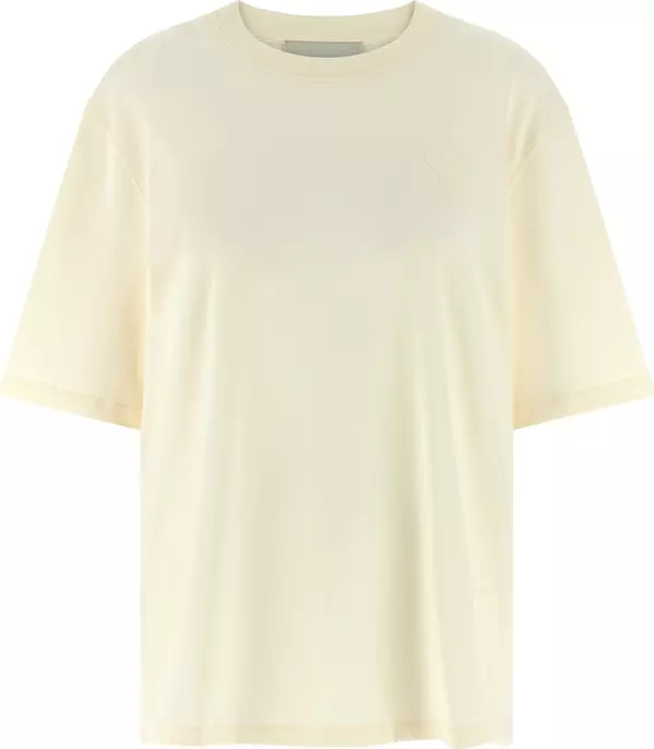Beige Cotton T-Shirt
