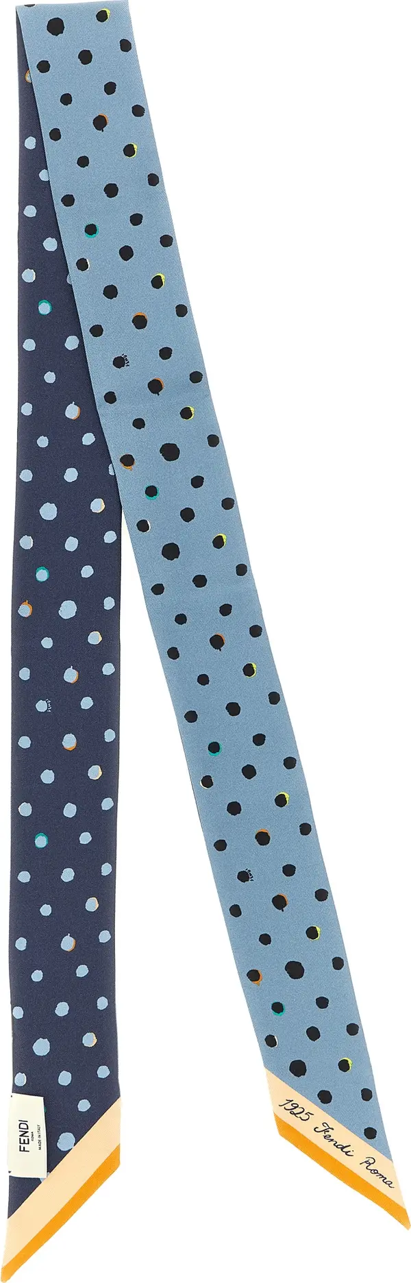 Multicolor Silk Foulard